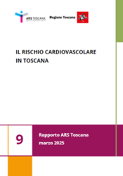 copertina del rapporto ARS Toscana Il rischio cardiovascolare in Toscana
